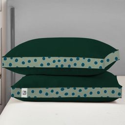 THE WOOD WHITE Green Set of 2 Breathable Sleep Pillow-9