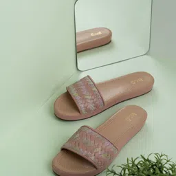 Inc 5 Women Open Toe Flats with Bows-16