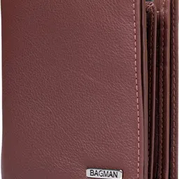 BAGMAN Men Leather Two Fold Wallet-32