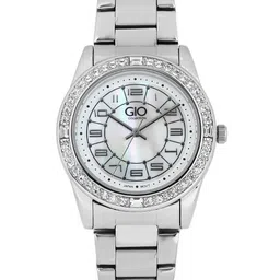 GIO COLLECTION by GIORDANO Women Pearly White Dial Watch G0034-11-31