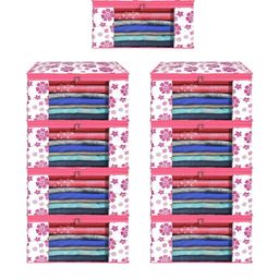 AMAK INC Pink Fabric Multi-Utility Wardrobe Organisers-picture-42