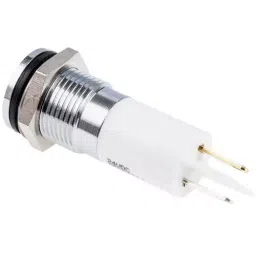 RS PRO Orange Panel Mount Indicator 220V AC, Mounting Hole Size 14 mm, Termination Type Faston, Solder Lug, IP Rating IP67, Model No 8484649 image 3