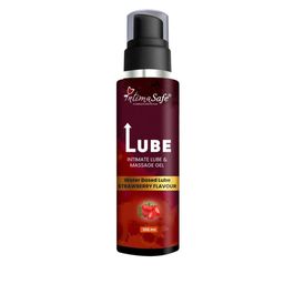IntimaSafe Water Based Lubricant - 100 ml- Strawberry Flavour-38