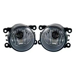 Auto Pearl Car Fog Lamp Light Set Compatible For Renault Logan (Set of 2)-56