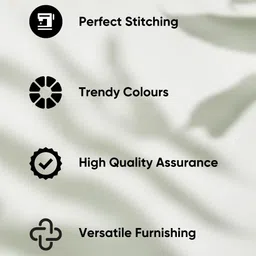 LUSHLYF Blue 3 Pieces Self Design Embroidered Cotton Square Cushion Covers image 3