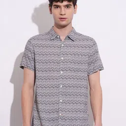 Being Human Men Classic Opaque Printed Casual Shirt-picture-22