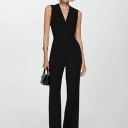 MANGO Basic Jumpsuit-9