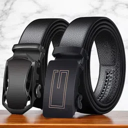 Provogue Men Pack Of 2 Textured Belt-image-72