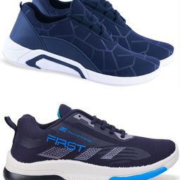 Spotwalk Men Mesh Running Shoes-image-28