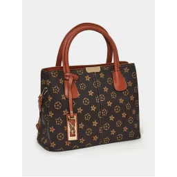 Styli Womens Tan All Over Print Handbag-picture-48