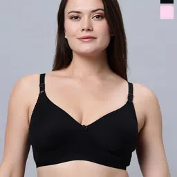 In Care Women Pack Of 2 Full Coverage Non Padded T-shirt Bra-image-55