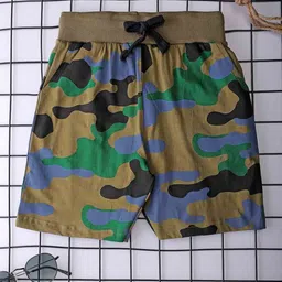 Jumping Joey Boys Camouflage Printed Mid-Rise Cotton Shorts-picture-48