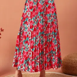 LookShine New Printed Flared Maxi Skirt-picture-56
