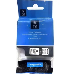 Ocean Compatible Label Tape For Dymo D1 9mm Black on White-image-50