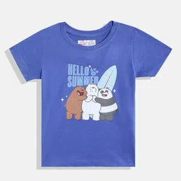 Eteenz Girls We Bare Bears Printed Pure Cotton T-shirt-picture-38