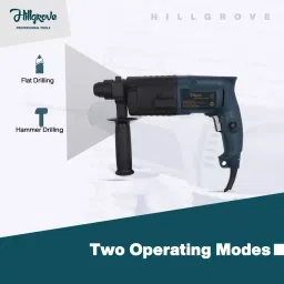 Hillgrove Chuck Size 20 mm Hammer Impact Drill kit with 3 Bits 750 W, HGCM739M1 image 4