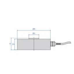 Insize Spoke Type Force Sensor 10000 Kg Range Alloy Steel 100 kN Max Force, 8652-10T image 2