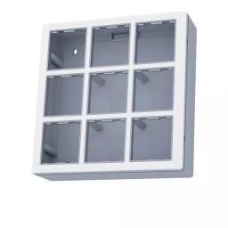 RAPID Sumo Next Open Modular Silver Line Surface Box 18 Modular White, R-588 (Pack of 5)-85