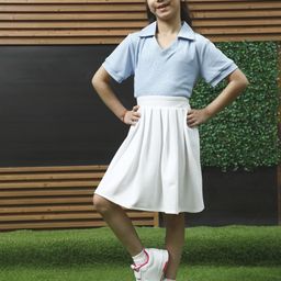 Athena Girls Shirt Collar T-shirt With Skirt-image-53