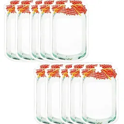 Birthday Popper Red Mason Jar Zip-Lock Pouch | Pack of 10; Large | Reusable, Leak-Proof Stand-Up Food Storage Bag | Airtight Seal Ziplock Pouches as Birthday Return Gifts-picture-19