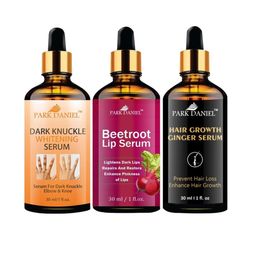 Park Daniel Set Of 3 Dark Knuckle, Hair Growth & Beetroot Lip Serum - 30 ml-8