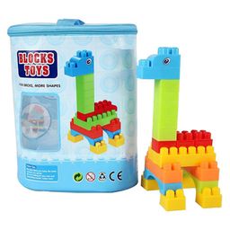 BitFeex Smart Activity Multi Color Fun Bricks Toys Multicolor - 72 Pieces image 2