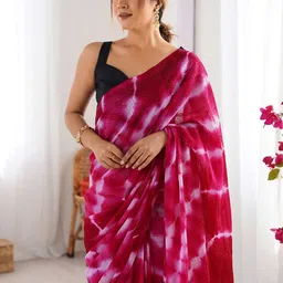 AnoukTie and Dye Sequinned Pure Georgette Saree-image-48