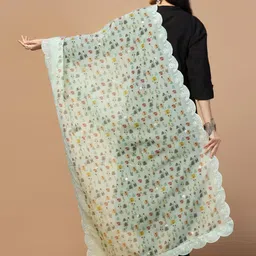 Kaizen TEXO FAB Printed Organza Dupatta image 3