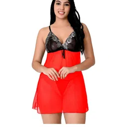 Love Maker White Net Baby Dolls-image-64