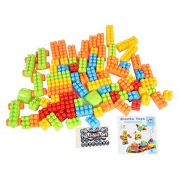 BitFeex Smart Activity Multi Color Fun Bricks Toys Multicolor - 72 Pieces image 5