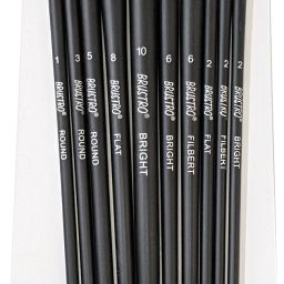 Artists' Gold Set of 10 Brushes for Acrylics, Oil and Watercolour.-image-69