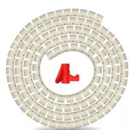 Noveau NSFZ10IY0010 SAFE-T 1ST 10 mtr Virgin HDPE Ivory Cable Wire Zipper-image-64