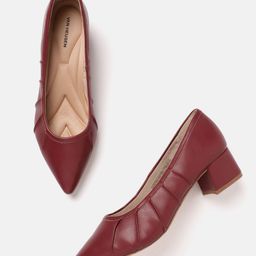 Van Heusen Block Heeled Pumps-49
