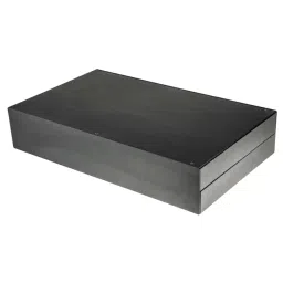 RS PRO Black Anodised Aluminium Instrument Case, 442 x 254 x 88 mm Model No 226139-image-1