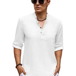 Fifth U Men White Kurta-picture-43