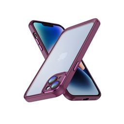 QRIOH Solid Printed iPhone 14 Back Case Mobile Accessories-image-19