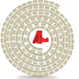 Noveau NSFZ22IY0010 SAFE-T 1ST 10 mtr Virgin HDPE Ivory Cable Wire Zipper-image-83