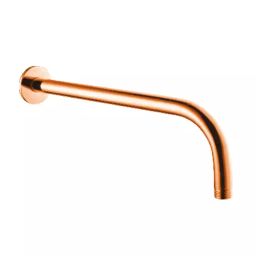 Hindware 380 mm Round Brass Rose Gold Wall Mount Shower Arm, F160163RGD-image-89