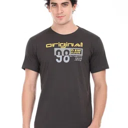 Masculino Latino Men Typography Printed Applique T-shirt-picture-39