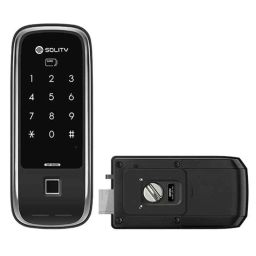 SOLITY GR-50BK Premium Fingerprint Type Rim Lock-38