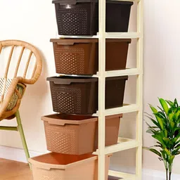 Aura Brown 5 Pieces Multi-Utility Organisers-48