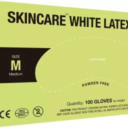 Abdos Skincare Latex Gloves M Size, U20345 (Pack of 50 Pair)-45