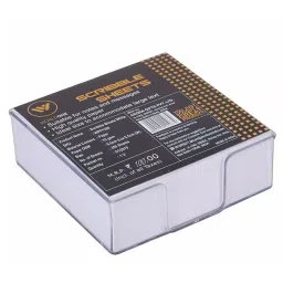 Worldone 70 GSM 350 Sheets White Scribble Sheets for Notes and Messages, WPP1390-0