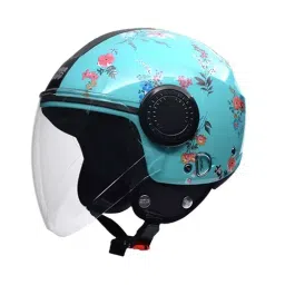 Studds URBAN SUPER D2 DECOR BLUE (600 mm) X Large Open Face Helmet, D2 BLUE-48