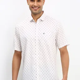 Allen Solly Men Spread Collar Conversational Printed Cotton Slim Fit Casual Shirt-image-85