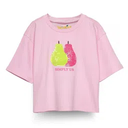 Spunkies Half Sleeves Pears Sequin Embellished Top - Pink-picture-16