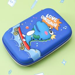 Dino Theme Pencil Pouch - Blue-image-44