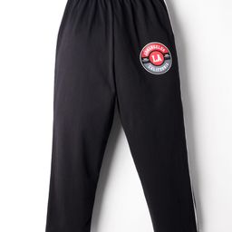 Tango Single Jersey Knit Full Length Lounge Pant With Text Print - Black-picture-32