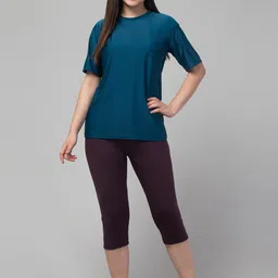 Apraa & Parma Round Neck T-Shirt & Capri Swimwear-picture-42
