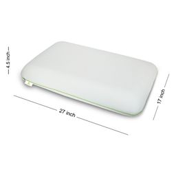 Cushows Memory Foam ClassicPillow For Back & Side Sleepers WithLargeSize PACK OF 2- White image 4